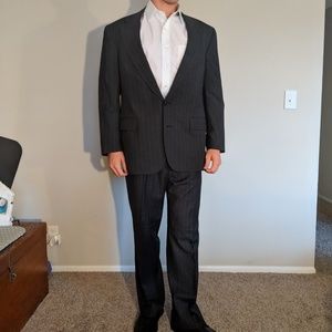 Charcoal Grey Polo Suit